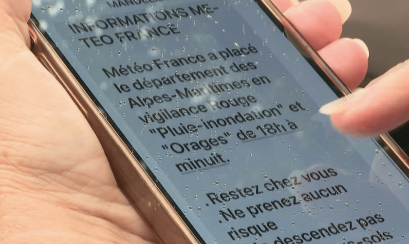 Intempéries dans les Alpes-Maritimes : des alertes SMS envoyées aux habitants de Mandelieu-la-Napoule