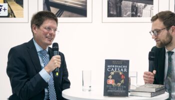 Podcast von der Buchmesse: Michael Sommer über sein Buch „Mordsache Caesar“