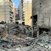 Debris lies at a damaged site in the aftermath of Israeli strikes on Beirut's southern suburbs, amid the ongoing hostilities between Hezbollah and Israeli forces, Lebanon October 16, 2024. REUTERS/Ahmad Al-Kerdi