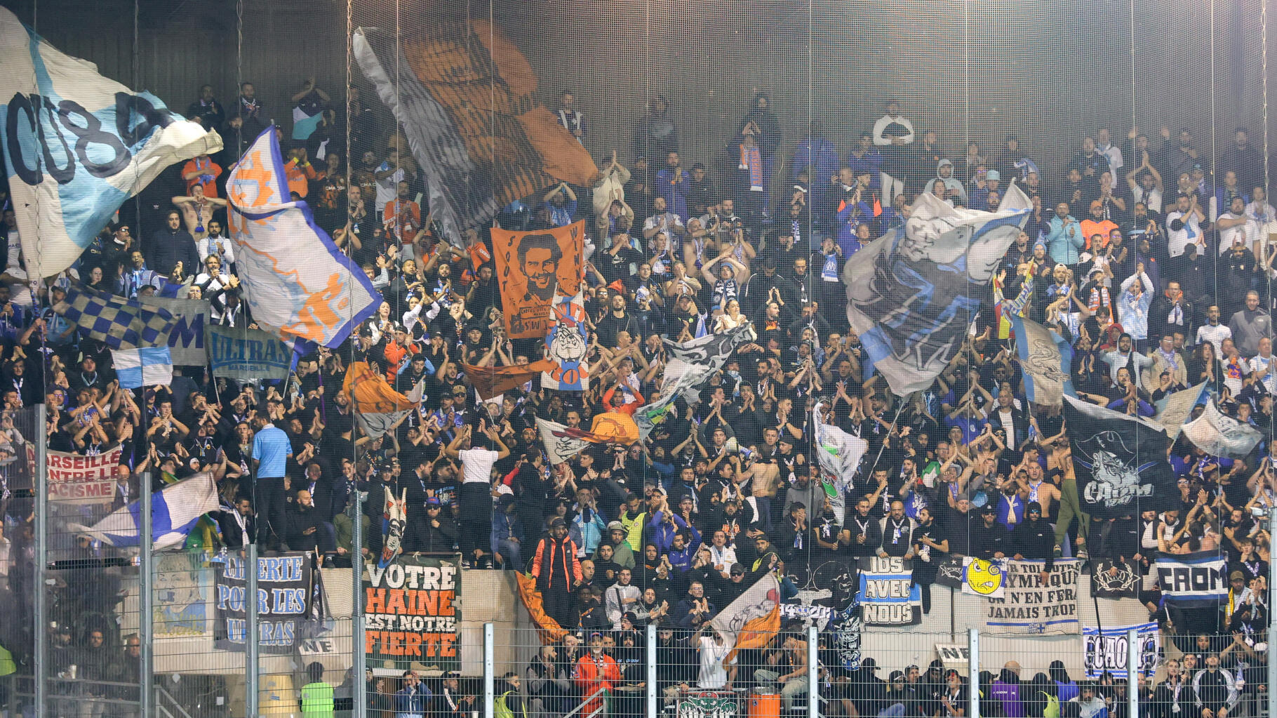 Montpellier-OM : les supporters marseillais trop nombreux et « munis de barres de fer » refoulés