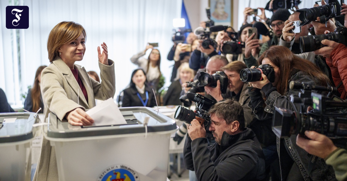 Moldau: Amtsinhaberin Sandu führt bei Präsidentschaftswahl