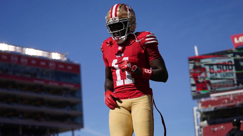 49ers fear Brandon Aiyuk suffering season-ending ACL tear in loss to Chiefs