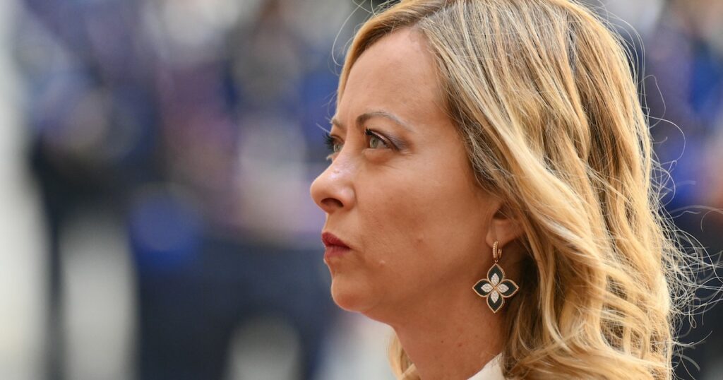 La Première ministre italienne Giorgia Meloni le 25 juillet 2024 à Rome