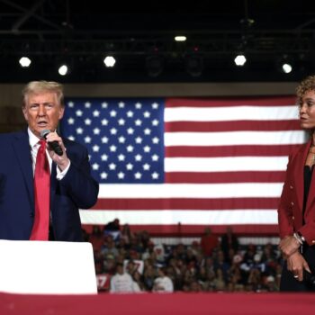 Trump, who constantly mocked Biden’s slip-ups, gets host Sage Steele’s name wrong at town hall