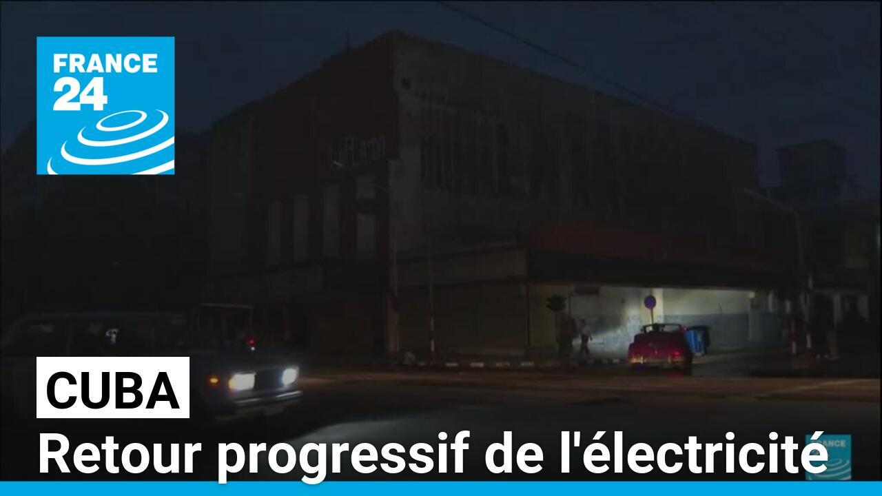 Cuba : retour progressif du courant après une panne géante d'électricité