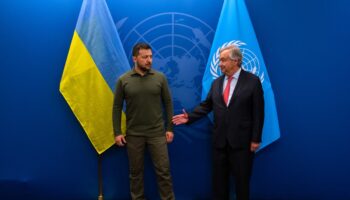 Ukraine-Russia live: Kyiv outraged by UN chief’s ‘trip to meet Putin’ as Russian commander killed with hammer