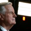 Le Premier ministre Michel Barnier le 3 octobre 2024 à Aubervilliers avant de passer dans l'émission "L'Evénement" sur France 2