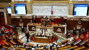 Le ministre de l'Economie Antoine Armand lors d'une séance de débat sur la première partie du projet de loi de finances 2025 à l'Assemblée nationale, le 21 octobre 2024 à Paris