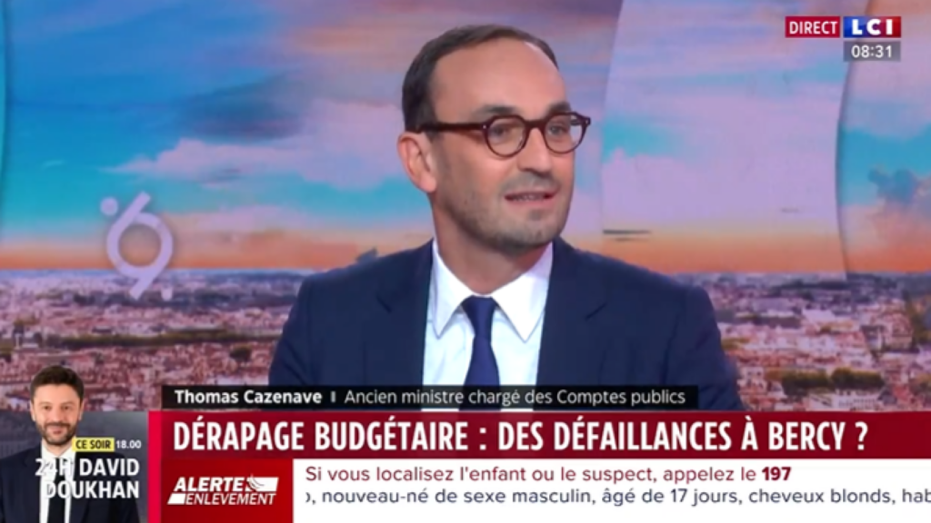 Pour l’ex-ministre du Budget Thomas Cazenave, Macron n’y est pas pour rien dans le dérapage des comptes