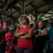 Rassemblement contre la vie chère, à Fort-de-France, sur l'île de la Martinique, le 19 octobre 2024