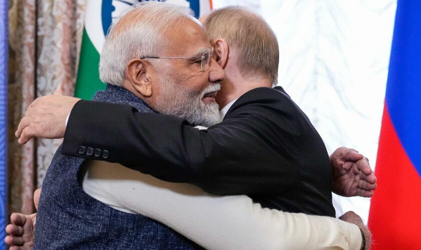 Brics-Gipfel in Kasan: Indischer Premier Modi bietet Putin Vermittlung im Ukrainekrieg an