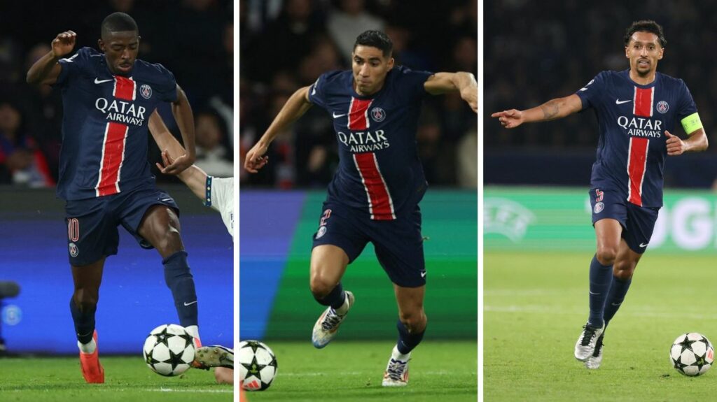 PSG-PSV Eindhoven : Dembélé fautif, Hakimi offensif, Marquinhos solide... Les notes des Parisiens après leur match nul en Ligue des champions