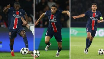 PSG-PSV Eindhoven : Dembélé fautif, Hakimi offensif, Marquinhos solide... Les notes des Parisiens après leur match nul en Ligue des champions