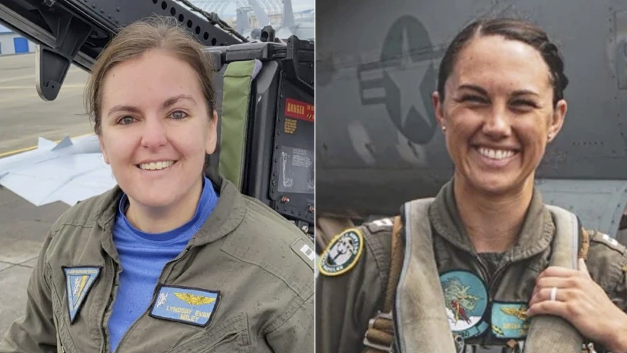 Navy identifies 2 crew members killed in Washington state jet crash