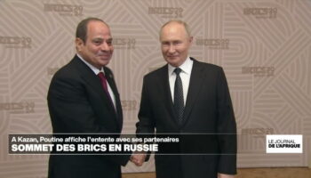 Sommet des BRICS : À Kazan, Poutine affiche l'entente avec ses partenaires