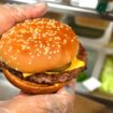 McDonald's Quarter Pounder burger with cheese is now made with fresh beef and made to order. (Scott Keeler/The Tampa Bay Times via AP)