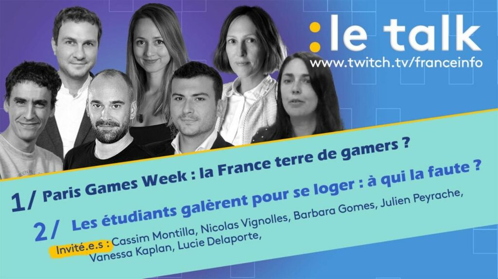 REPLAY. Le Talk - La Paris Games Week à l'heure de la crise de l'industrie du jeu vidéo et la pénurie de logements pour les étudiants : revivez les débats du Talk !