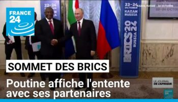 Sommet des Brics en Russie : Poutine affiche l'entente avec ses partenaires