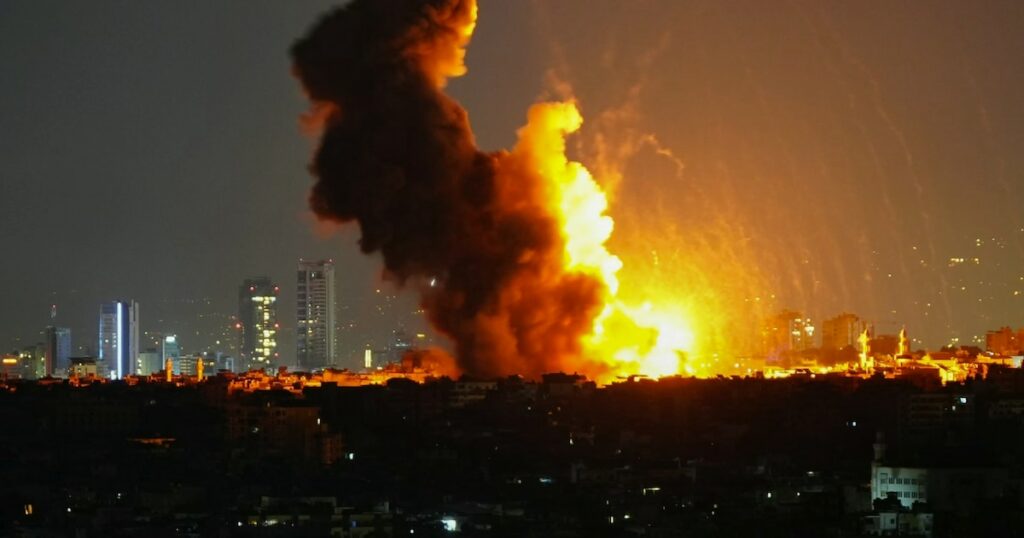 Bombardement sur la banlieue sud de Beyrouth, le 23 octobre 2024