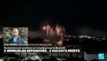 Bombardements israéliens au Liban : des soldats libanais morts, six immeubles effondrés à Beyrouth