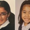 Nuria Sajjad, left, and Selena Lau, both eight, died after a car crashed into a school in Wimbledon