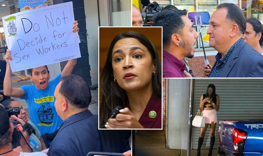 Democrat pol chased away in AOC's 'Red Light' district after backing police crackdown on open-air prostitution