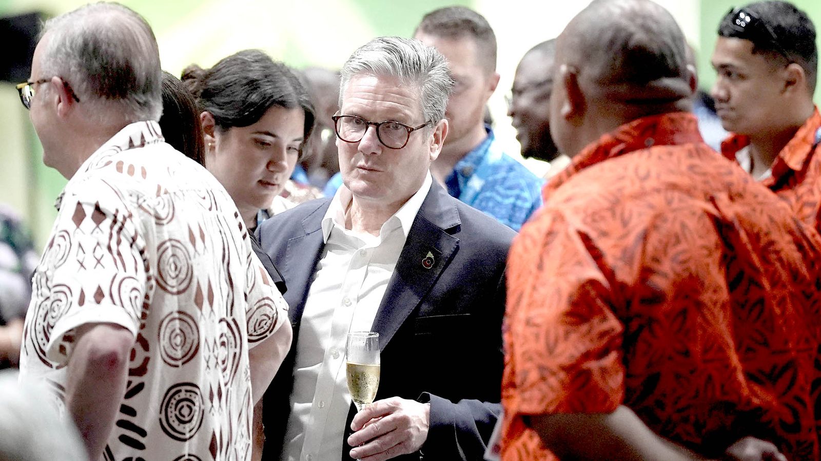 Prime Minister Sir Keir Starmer attends a Welcome Reception and State Banquet at Apia Park during the Commonwealth Heads of Government Meeting in Samoa. Picture date: Thursday October 24, 2024. PA Photo. See PA story POLITICS Commonwealth. Photo credit should read: Stefan Rousseau/PA Wire