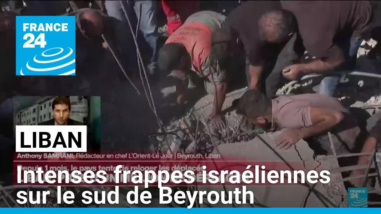 Liban : intenses frappes israéliennes sur le sud de Beyrouth