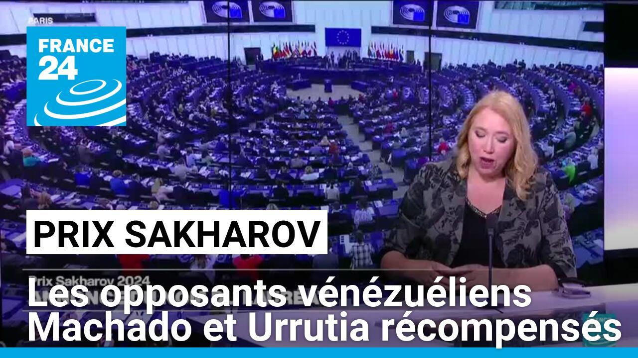 Le prix Sakharov décerné aux opposants vénézuéliens Machado et Urrutia