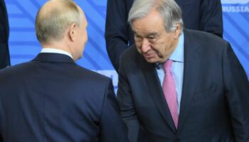 'A just peace' needed in Ukraine, UN chief tells Putin at 'new global order' summit