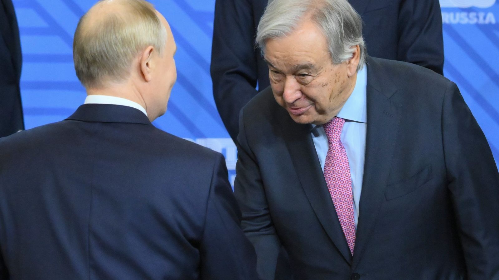 'A just peace' needed in Ukraine, UN chief tells Putin at 'new global order' summit