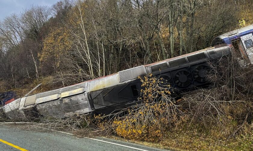 En Norvège, le déraillement d'un train fait un mort et quatre blessés