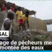 Sénégal : un village de pêcheurs menacé par la montée des eaux