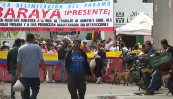 En pleine COP16, des agriculteurs manifestent contre une loi environnementale en Colombie