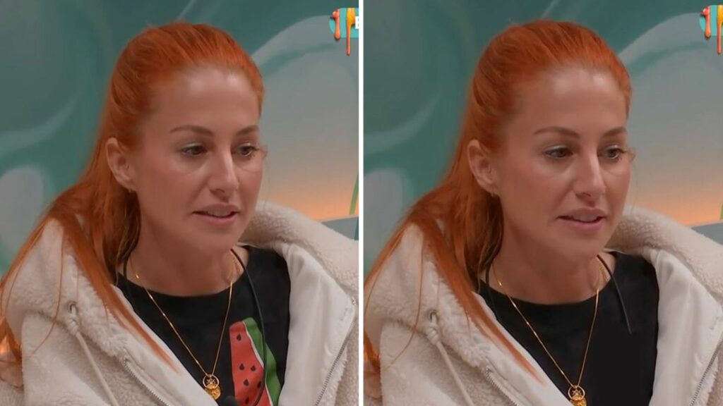 The contestant before and after the episode was edited. Pics: Big Brother/ITV