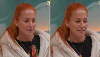 The contestant before and after the episode was edited. Pics: Big Brother/ITV