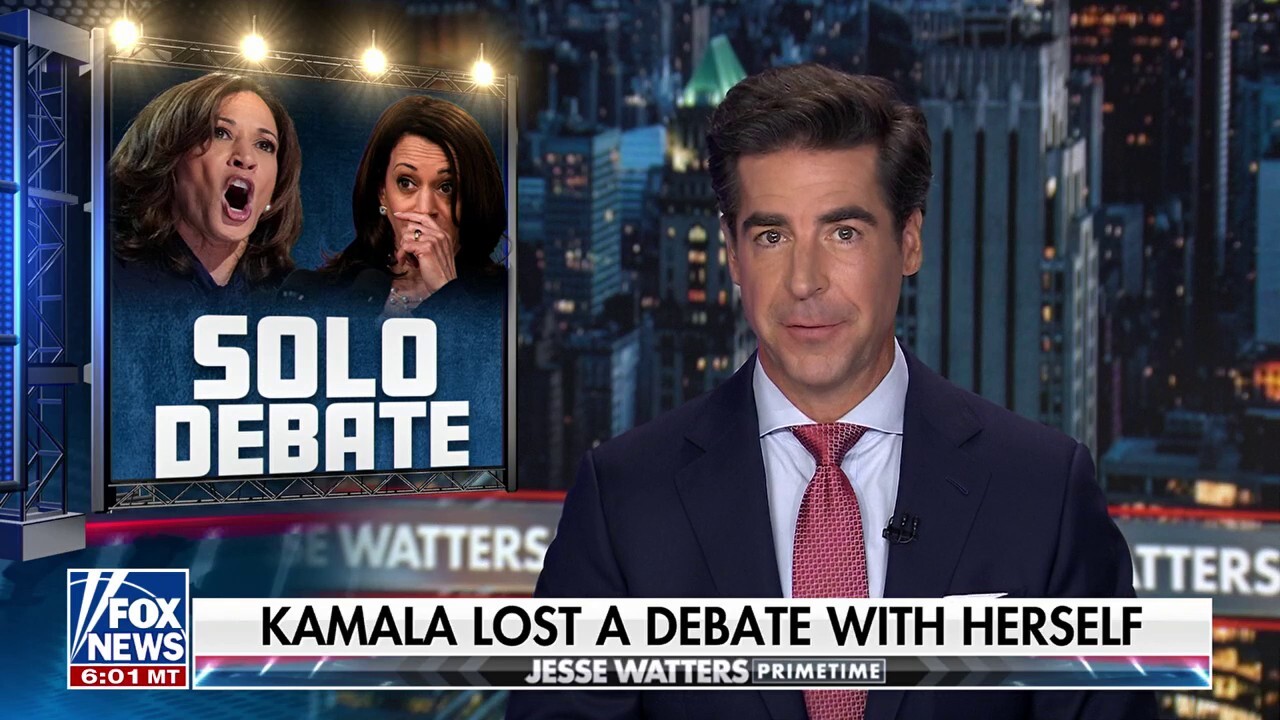 JESSE WATTERS: Kamala is becoming the 'stereotype' of a 'slippery politician'