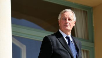 Le Premier ministre Michel Barnier à Menton, le 18 octobre 2024