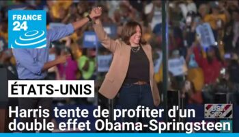 Présidentielle américaine : Harris tente de profiter d'un double effet Obama-Springsteen