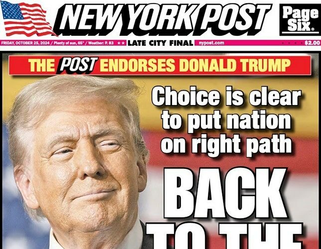 The Post endorses Donald Trump for president — the clear choice for a better future