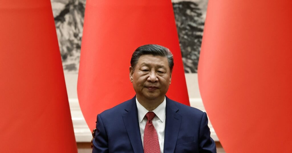 Le président chinois Xi Jinping assiste à une cérémonie au Grand Hall du Peuple à Pékin, le 31 mai 2024