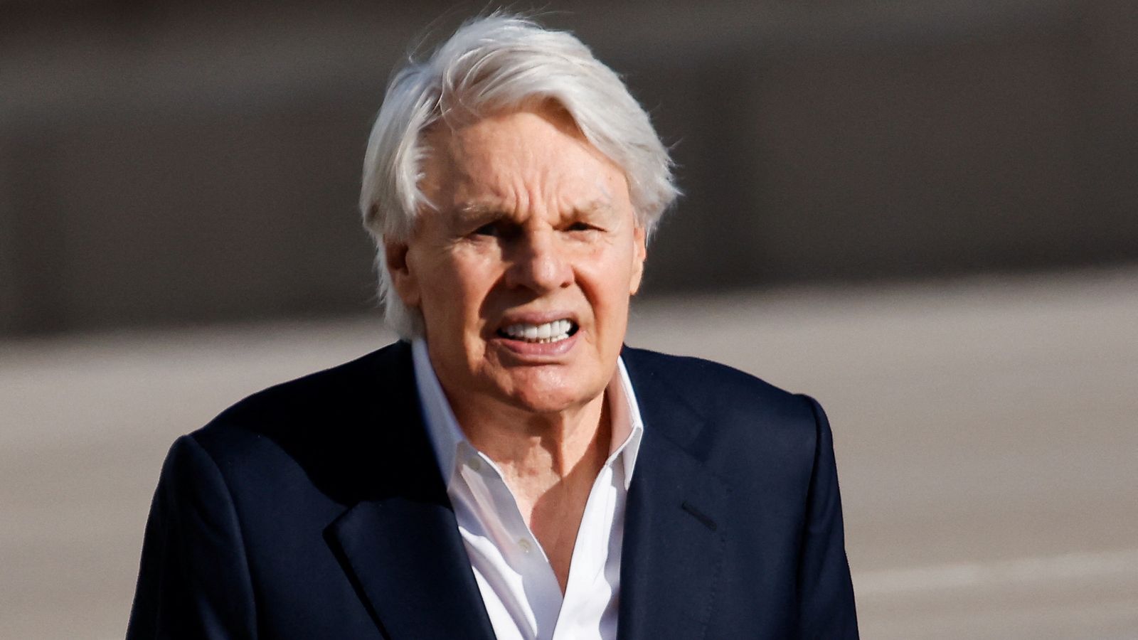 Former Abercrombie CEO Mike Jeffries outside the federal courthouse in Central Islip, New York. Pic: Reuters