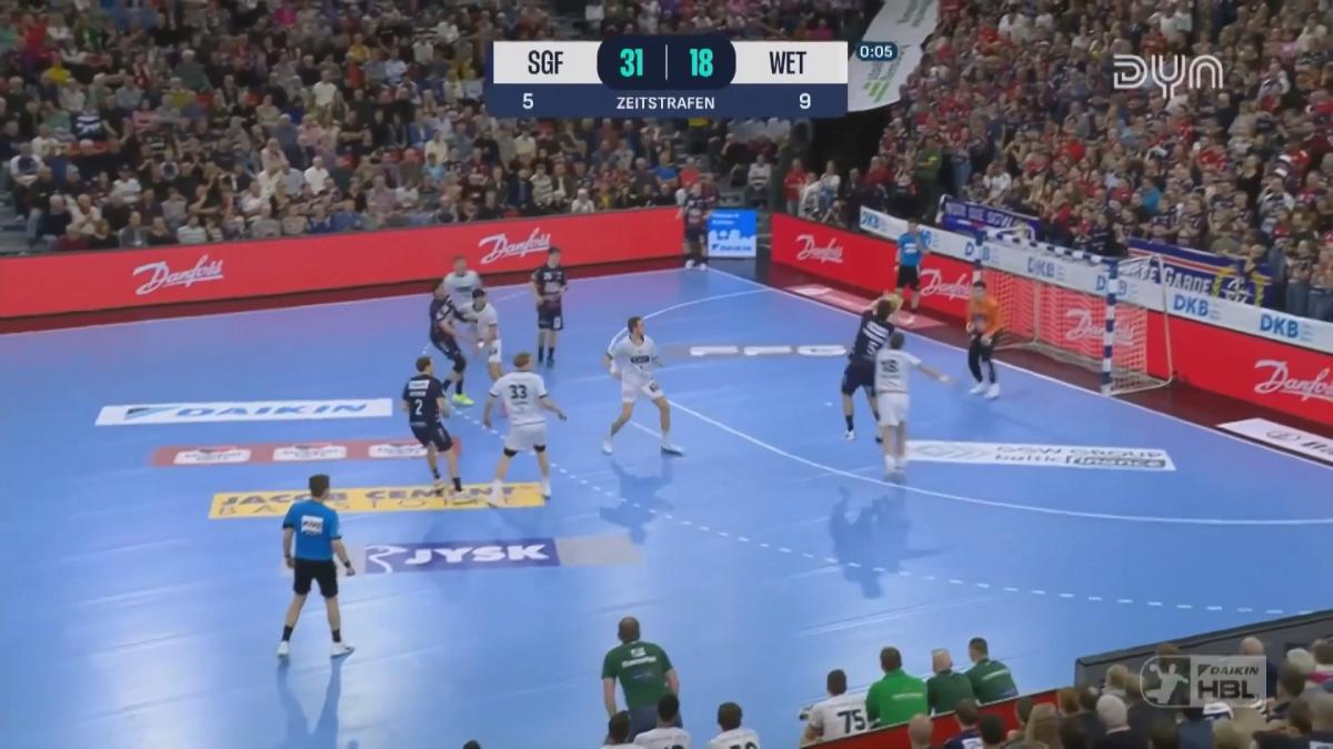 Flensburg holt Kantersieg gegen Wetzlar – Die Highlights im Video