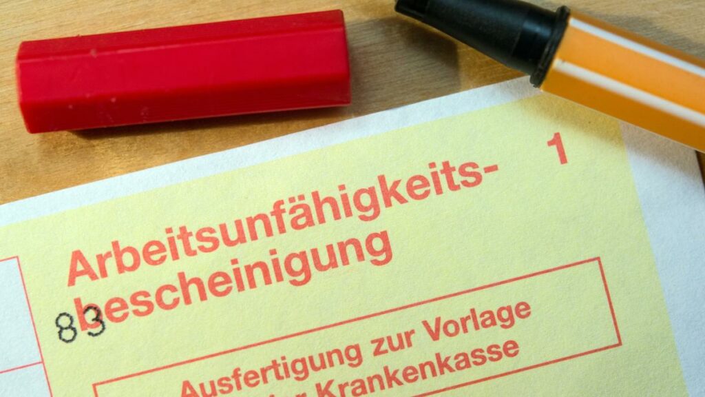 Krankschreibungen steigen seit Jahresbeginn auf Rekordwert