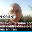 Après avoir frappé l’Iran, Israël annonce avoir terminé son opération