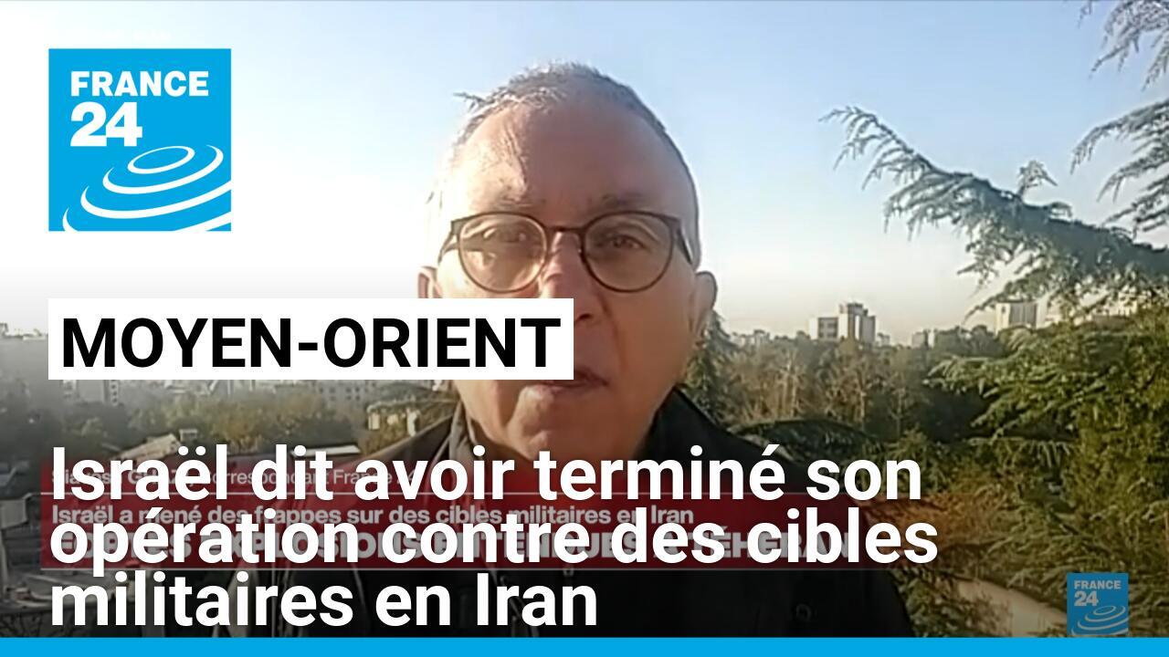 Après avoir frappé l’Iran, Israël annonce avoir terminé son opération