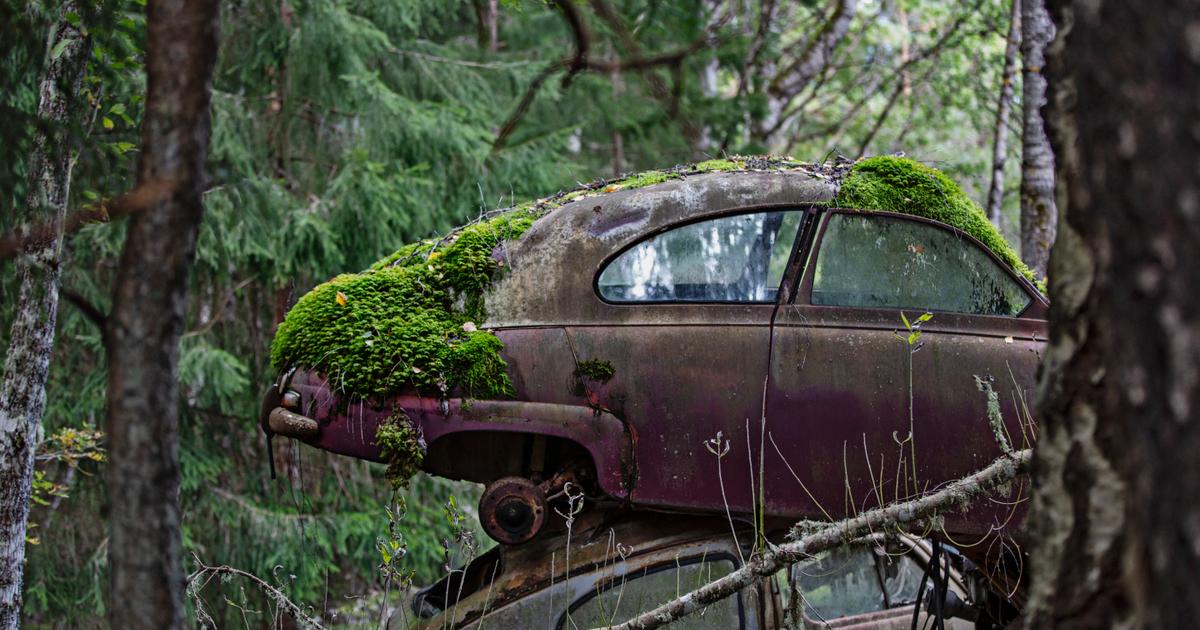 En Suède, une casse automobile aux airs d’apocalypse