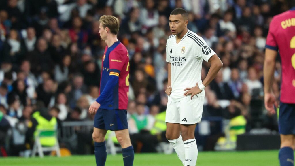 Real Madrid-Barcelone : Kylian Mbappé fait face à la colère de la presse espagnole après son terrible Clasico