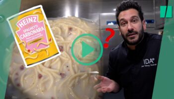 Carbonara en boîte Heinz : ce chef italien les goûte et nous dévoile sa recette authentique