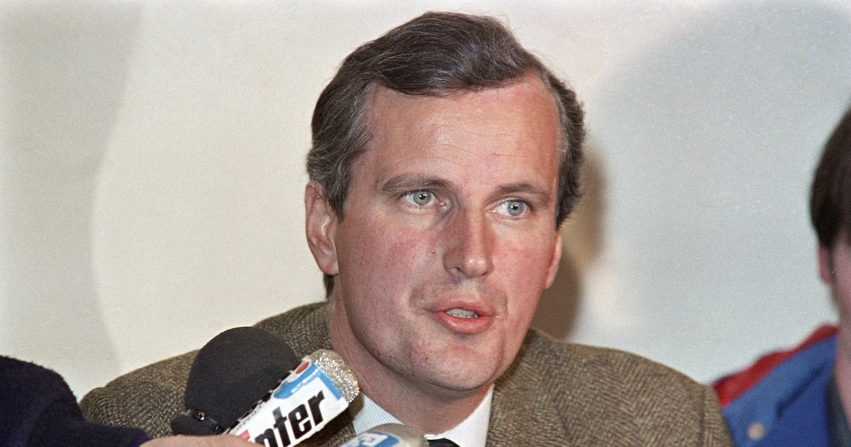 Michel Barnier, alors député RPR de Savoie, en 1987.